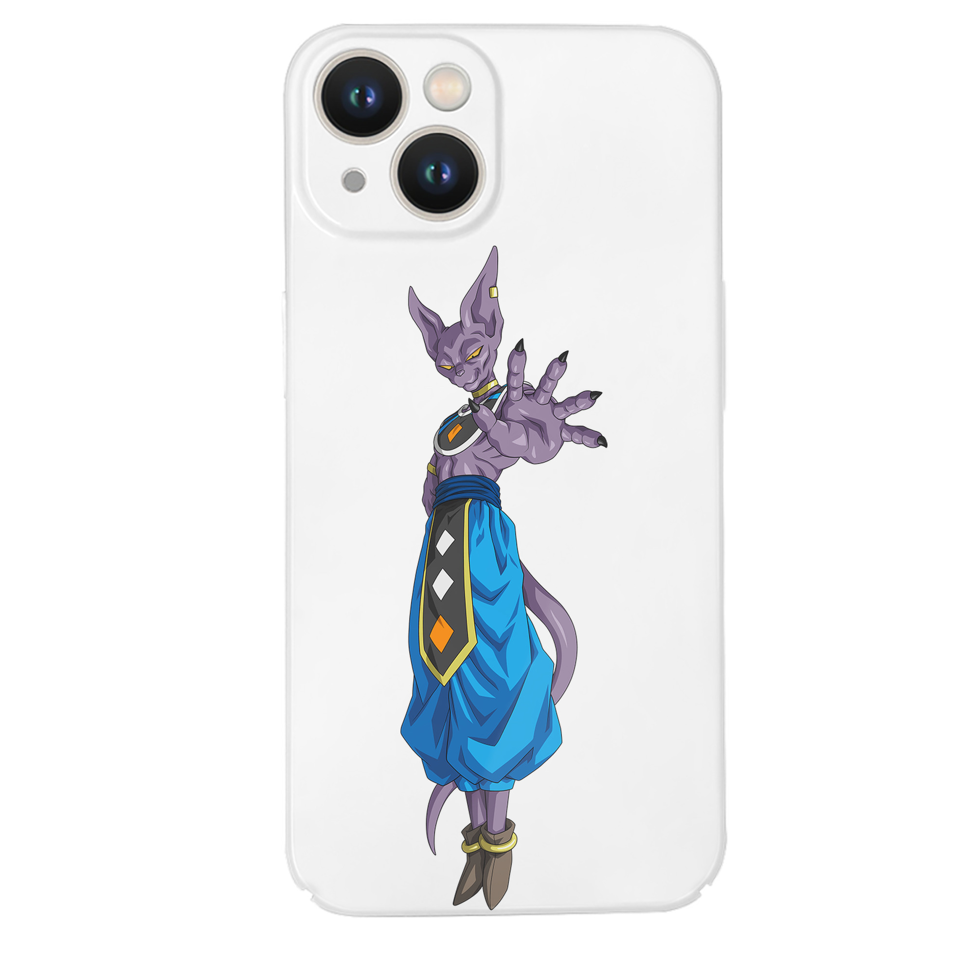 （画像用） ドラゴンボール ビルス 破壊神ビルス DRAGON BALL Beerus Birusu 【iPhone 14シリーズ対応】ハードケース